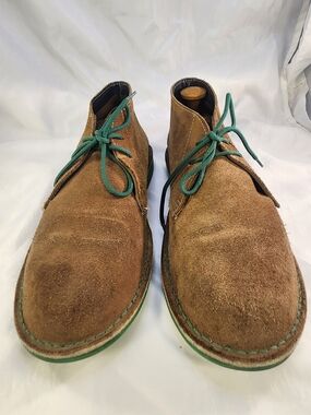 VELDSKOEN MEN CHUKKA BOOTS BROWN SUEDE SIZE 12.5-13 SOUTH AFRICA